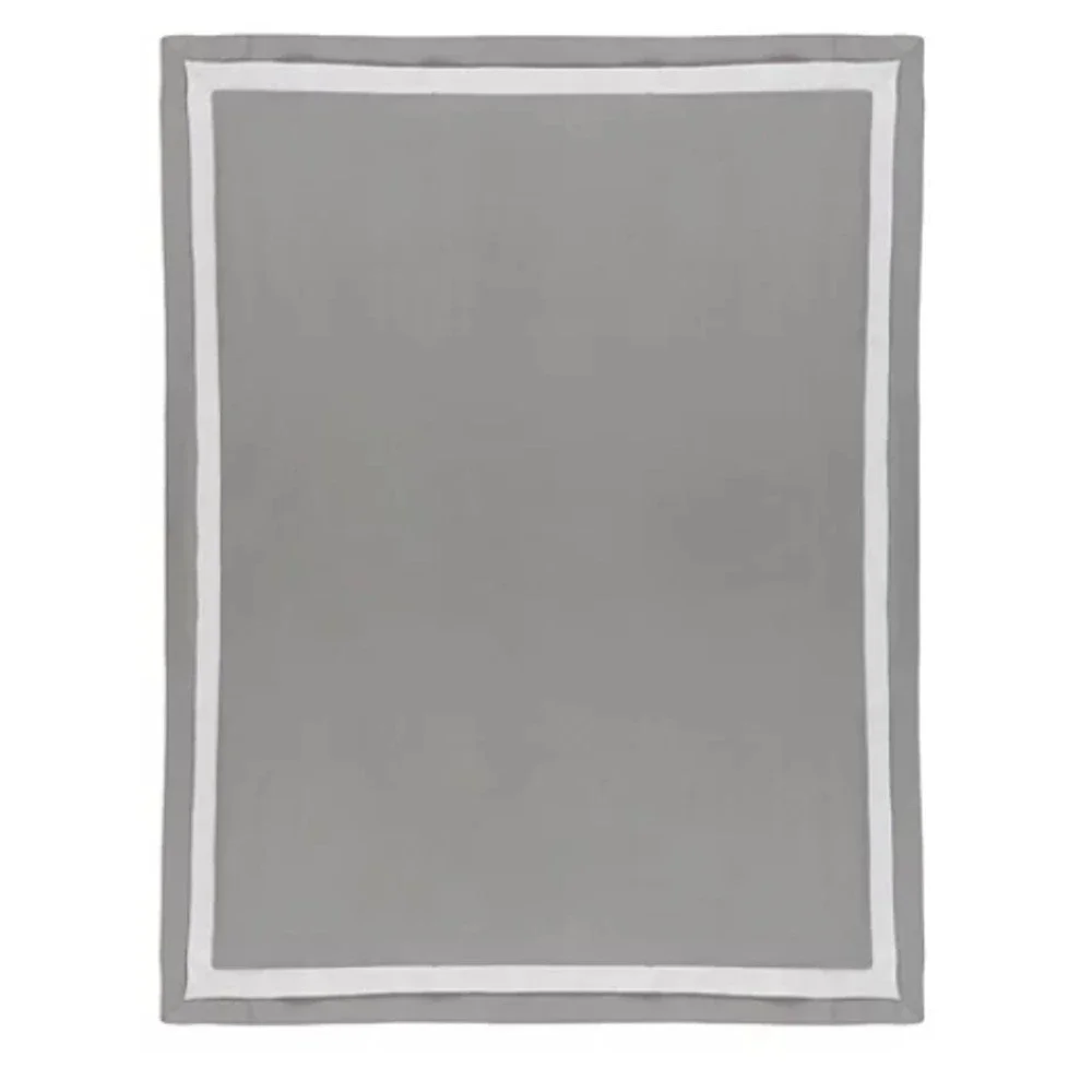 Martex 2000 Series Duvet Cover & Shams Full Queen Set UltraSoft Gray White New